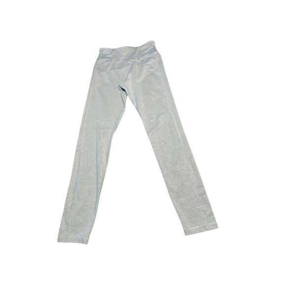 Spalding Womens Black White Striped Pull On High Waist Leggings Size Small - Picture 4 of 7